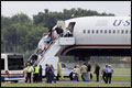 Vliegtuig maakt noodlanding in VS om dreiging [+foto]