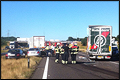 Ongeval met vrachtwagens op A67 [+foto's]