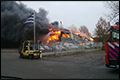 Brand bij transportbedrijf G. Bosman in Nisse [+foto]