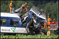 Machinist omgekomen bij treinongeluk Zwitserland [+foto]