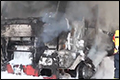 Vrachtwagen op Duitse A8 uitgebrand[+video]