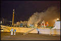 Grote scheepsbrand aan boord van hektrawler Prins Bernhard [+foto]