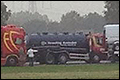 Meerdere vrachtwagens op elkaar op A67 [+foto's]