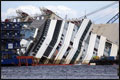 Costa Concordia raakt voorzichtig vlot