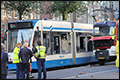Vrachtwagen ramt tram in Amsterdam [+foto's]