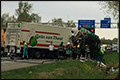 Dode en gewonden na frontale botsing vrachtwagens op A67 [+foto]