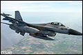 F-16 de lucht in voor Russische bommenwerpers 
