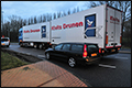 Vrachtwagen met gebroken as in ochtendspits Deventer [+foto]