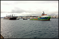 Fairmount Glacier sleept op drift geraakte bulk carrier vanaf de Atlantische Oceaan [+foto's]