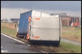 Vrachtwagen van de weg geblazen op N50 [+foto]