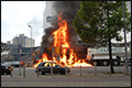 Vrachtwagen uitgebrand in Amsterdam Buitenveldert [+foto's]