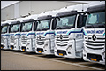 Twee series van in totaal vijftig nieuwe Actros trucks voor Van der Most Transport