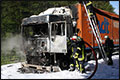 Nederlandse vrachtwagen uitgebrand op Duitse B516 [+foto]