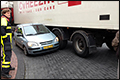 Aanrijding tussen vrachtwagen en auto in Zoetermeer [+foto]