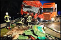 Drie vrachtwagenchauffeurs gewond bij ongeval Duitse A12 [+video]
