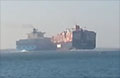Containerschepen 'Colombo Express' en 'Maersk Tanjong'in aanvaring op Suezkanaal [+video]