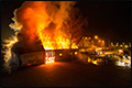Brand in schuur nabij 'De Oude Ketting' verstoort nachtrust vrachtwagenchauffeurs [+foto]