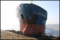 Vrachtschip 'Nathalie' loopt vast op Westerschelde [+foto's]