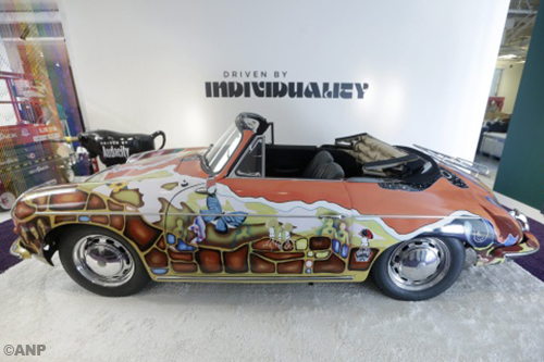 Recordbedrag voor beschilderde Porsche van Janis Joplin