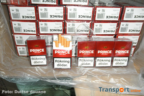 Duitse douane onderschept ruim 3 miljoen gesmokkelde sigaretten [+foto's]