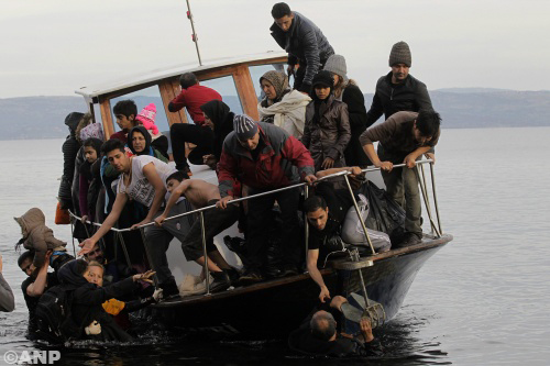 Ruim 800.000 migranten via zee naar Europa