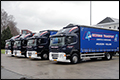 Vier nieuwe Scania bakwagens voor Beekman Transport