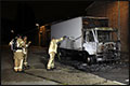 Vrachtwagen uitgebrand in Schiedam [+foto]