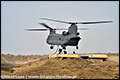Chinook legerhelikopter zorgt voor transport dak bunker [+foto]