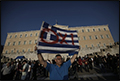 Duizenden Grieken betogen voor 'nee' 