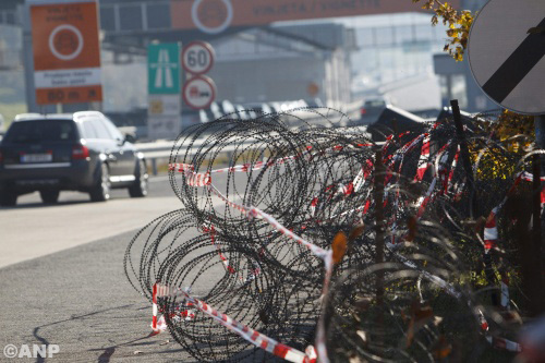 Oostenrijk bouwt hek bij grens met Slovenië