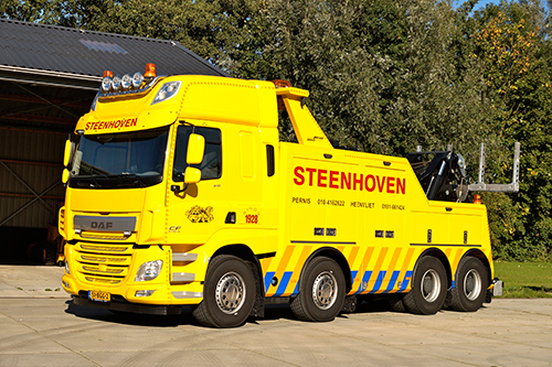 Nieuwe DAF CF bergingswagen voor Steenhoven Garage- en Takelbedrijven