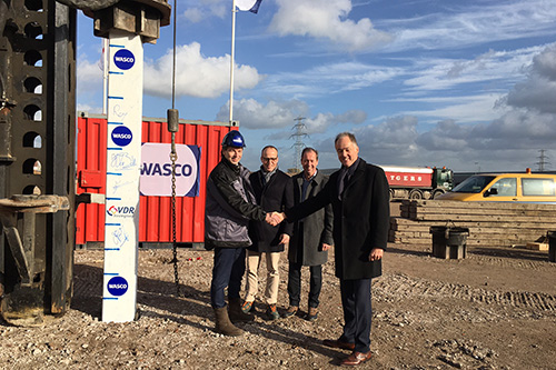 Wasco slaat eerste paal van 18.000m2 groot distributiecentrum