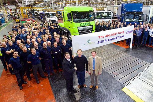 Leyland Trucks produceert 400.000ste truck