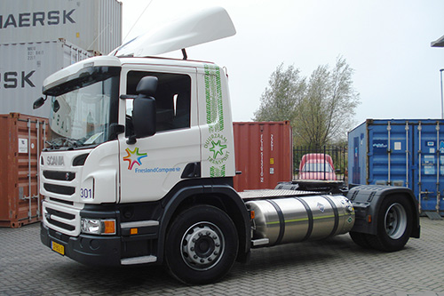 MCS BV beperkt CO2 uitstoot met nieuwe Scania LNG trekker