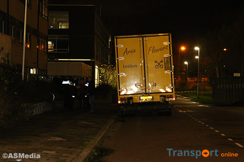 Vrachtwagenchauffeur overvallen in Leiderdorp [+foto]