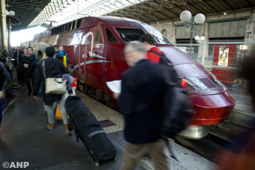 Reizigers Thalys eerst door scanner