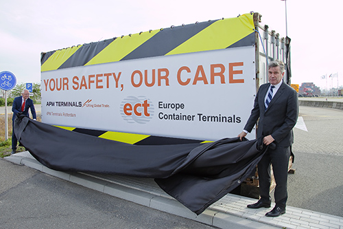 APM Terminals Rotterdam en ECT Delta Terminal starten gezamenlijke veiligheidscampagne voor bezoekende vrachtwagenchauffeurs