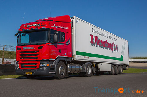 Vier nieuwe Scania LNG trucks voor Wezenberg Transport