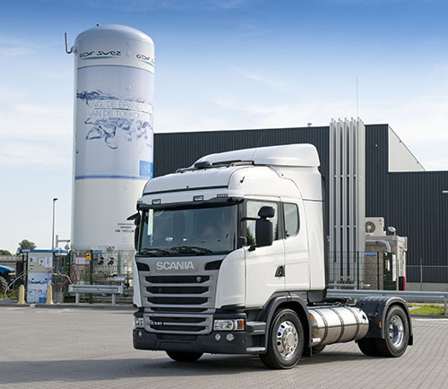 Scania aanwezig op LNG-dag circuitpark Zandvoort