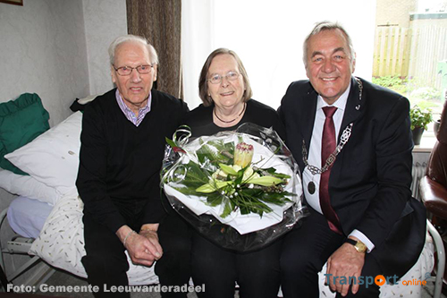 Oud-vrachtwagenchauffeur mijnheer Boorsma al 60 jaar gelukkig getrouwd