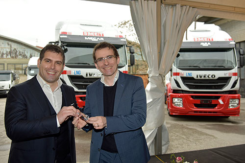 Eerste tien van 330 nieuwe Iveco Stralis' voor SMET Transport
