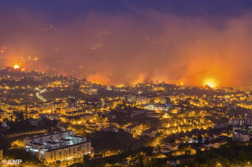 150 huizen afgebrand op Madeira 