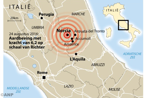 Doden door aardbeving Midden-Italië [+foto's]