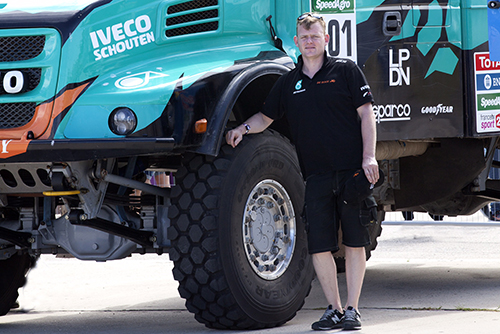 Dakar Rally proeftuin voor reductie klapbanden bij vrachtwagens