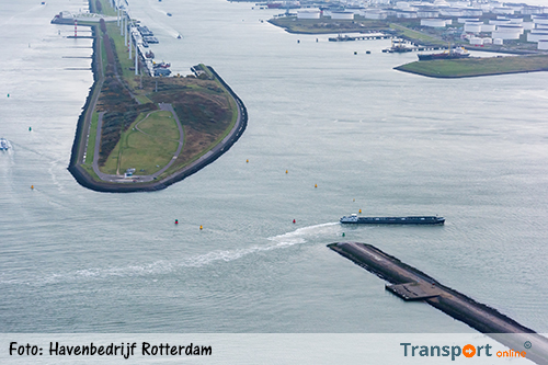 Verbreding Breeddiep biedt ruimte aan groeiende binnenvaart in Rotterdam