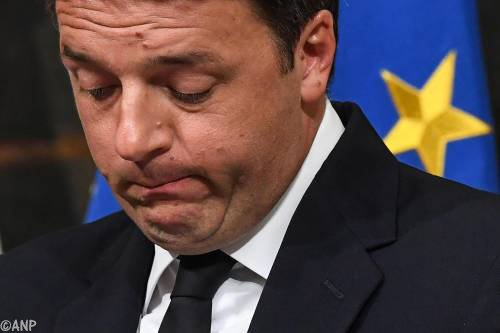 Renzi treedt af na grote winst nee-kamp