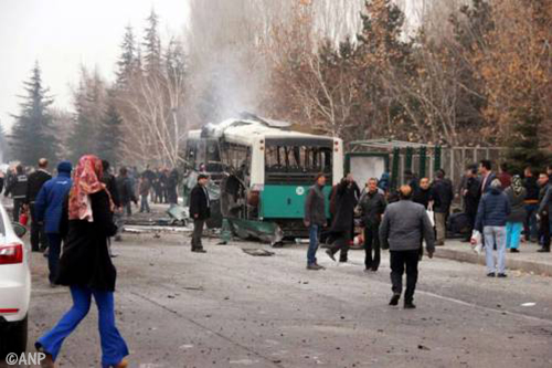 Aanhoudingen na bomaanslag op bus in Turkse stad Kayseri