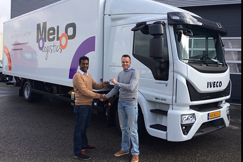 Vier 'Truck of the Year 2016' Iveco EuroCargo voor Melo Logistics