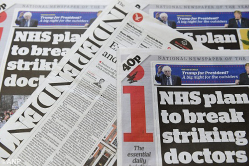 The Independent verdwijnt uit krantenkiosk