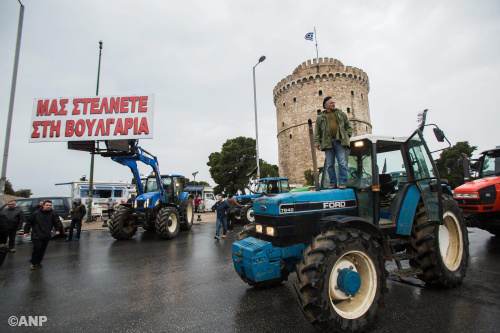 Bulgaarse vrachtwagenchauffeurs breken Griekse blokkade